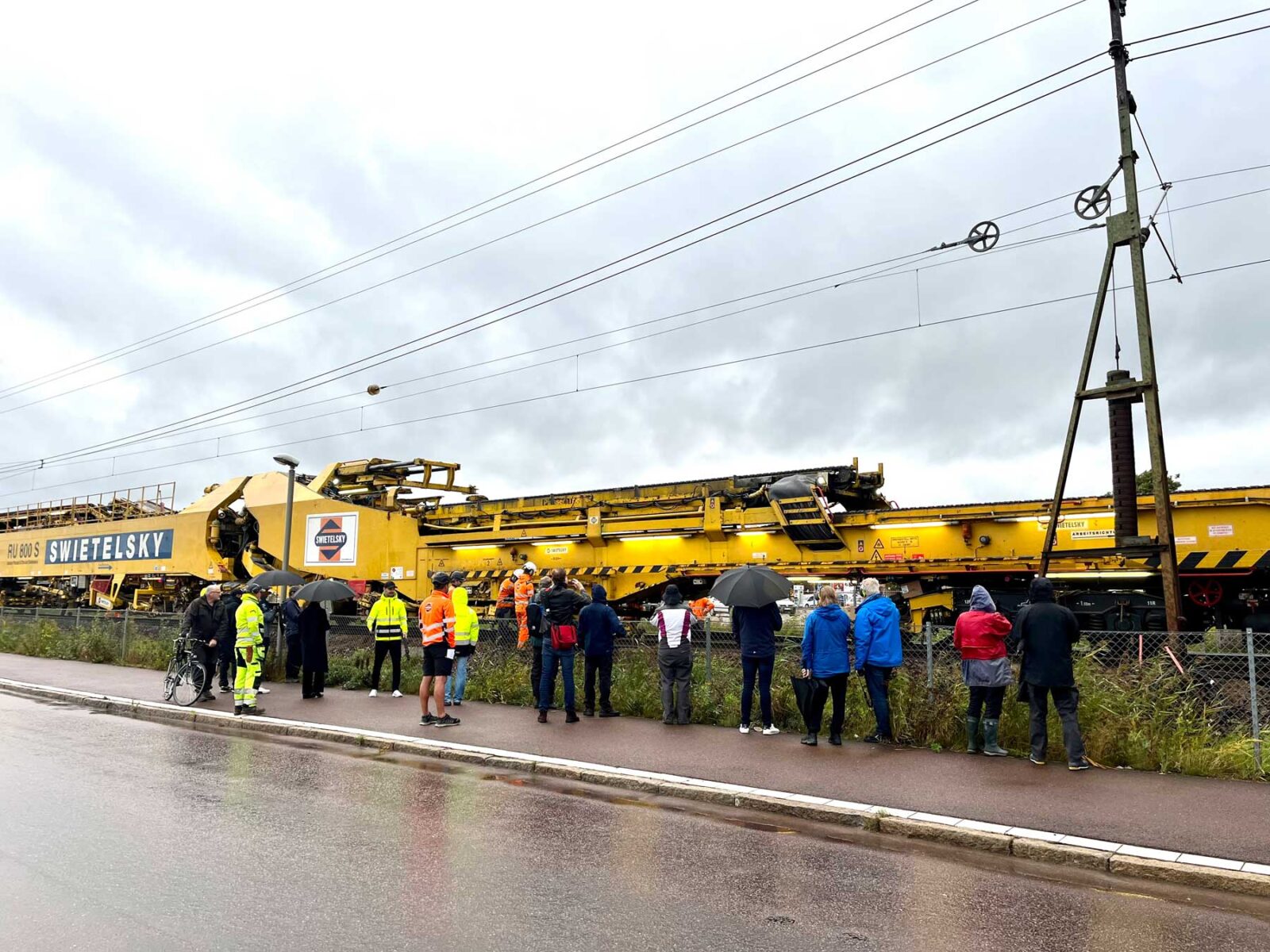 Spårbyteståget i Karlstad