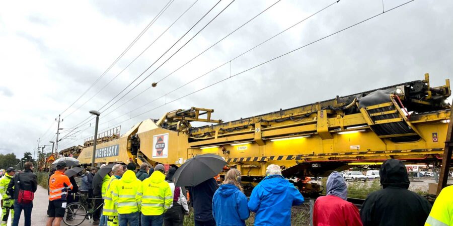 Spårbyteståget i Karlstad