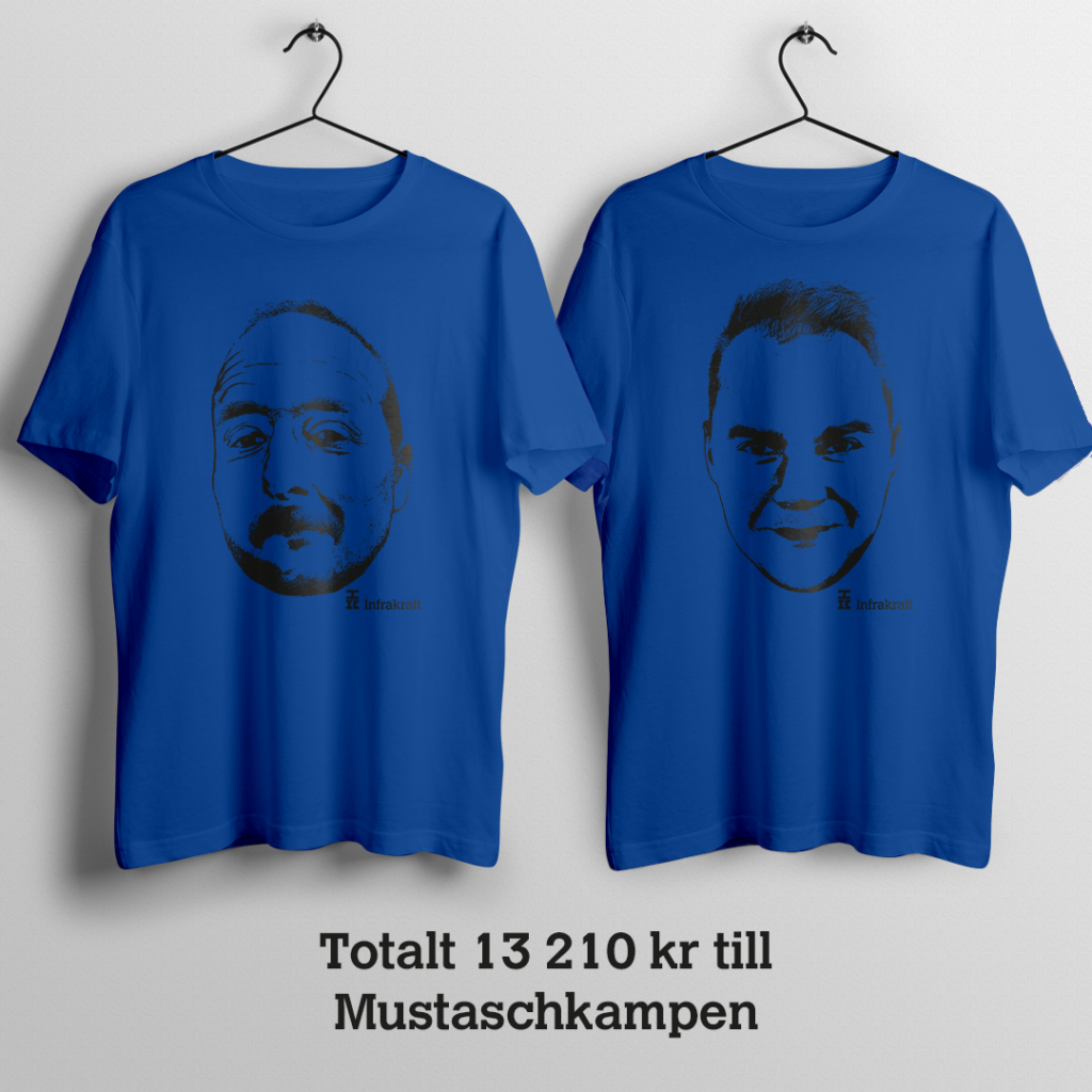 Totalt 13 210 kr till Mustaschkampen